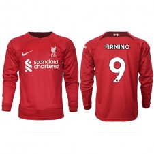 Liverpool Roberto Firmino #9 Hemmatröja 2022-23 Långa ärmar